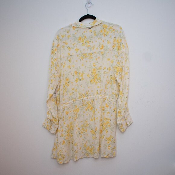 O'Neill Cover Up Medium Floral Shirt Dress NWT - Picture 6 of 6